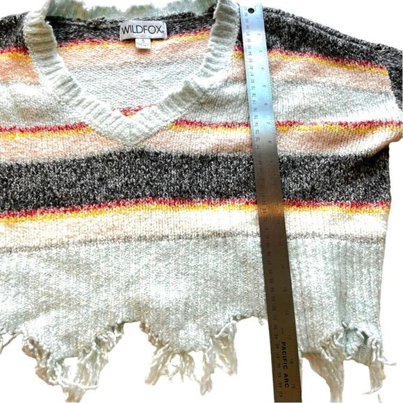 Wildfox Harester Spade Fair Isle Cropped Sweater - Picture 9 of 12